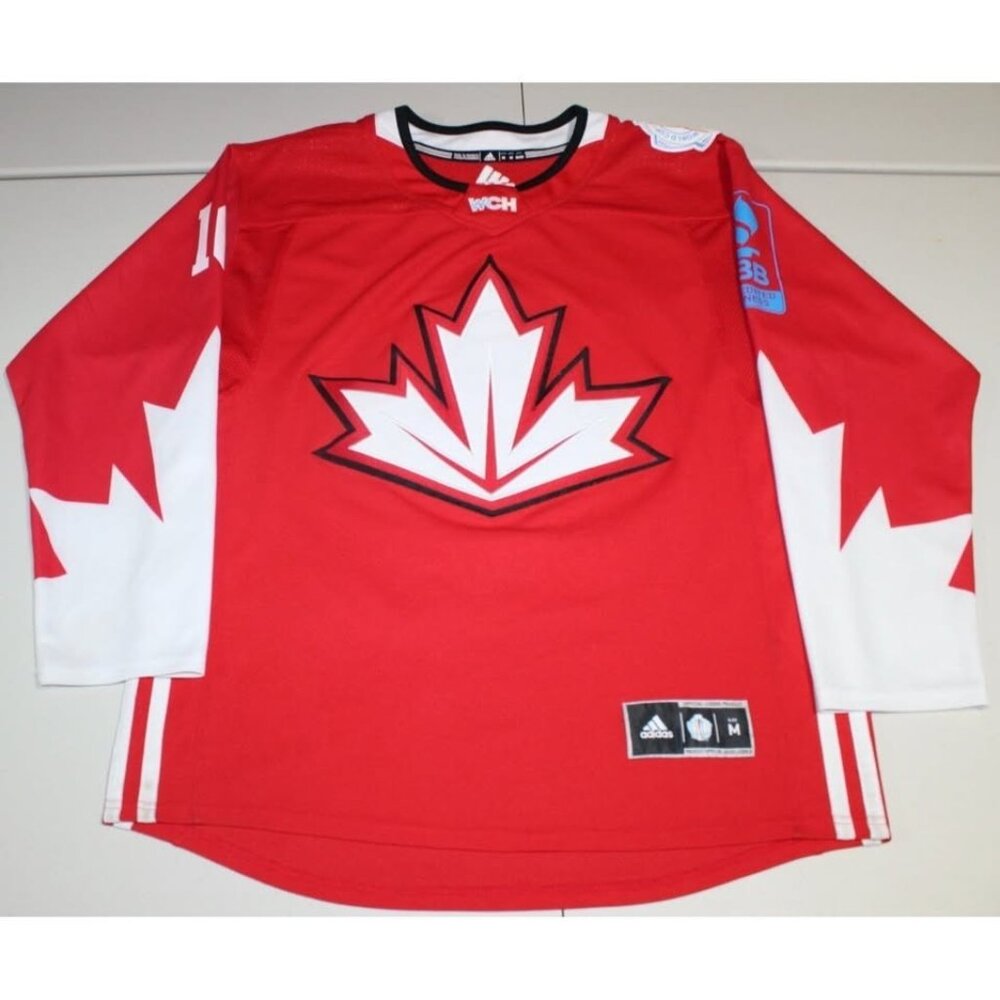 Team Canada 2016 World Cup Hockey Sewn Stitched #10 Jersey Medium adidas Patch